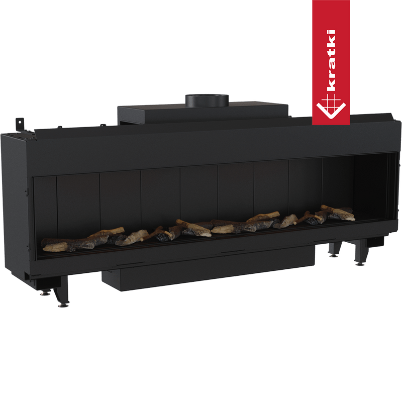 Gaskamin KRATKI LEO 200 Vorderseite Propan Butan Ø 130/200 14 kW
