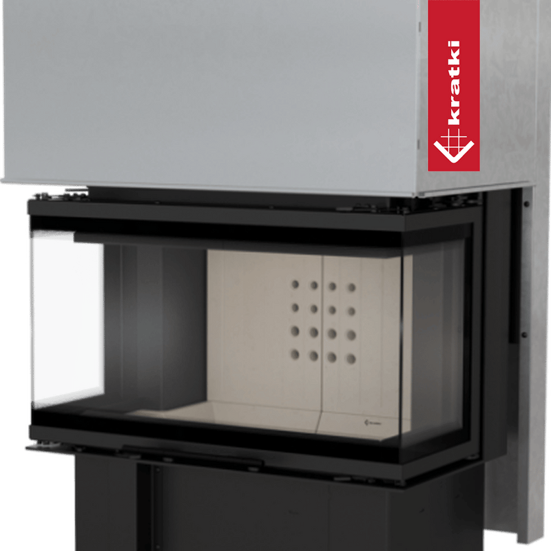 Kamineinsatz NBC/EASY BOX 7 kW Ø 160 Bausatz Black