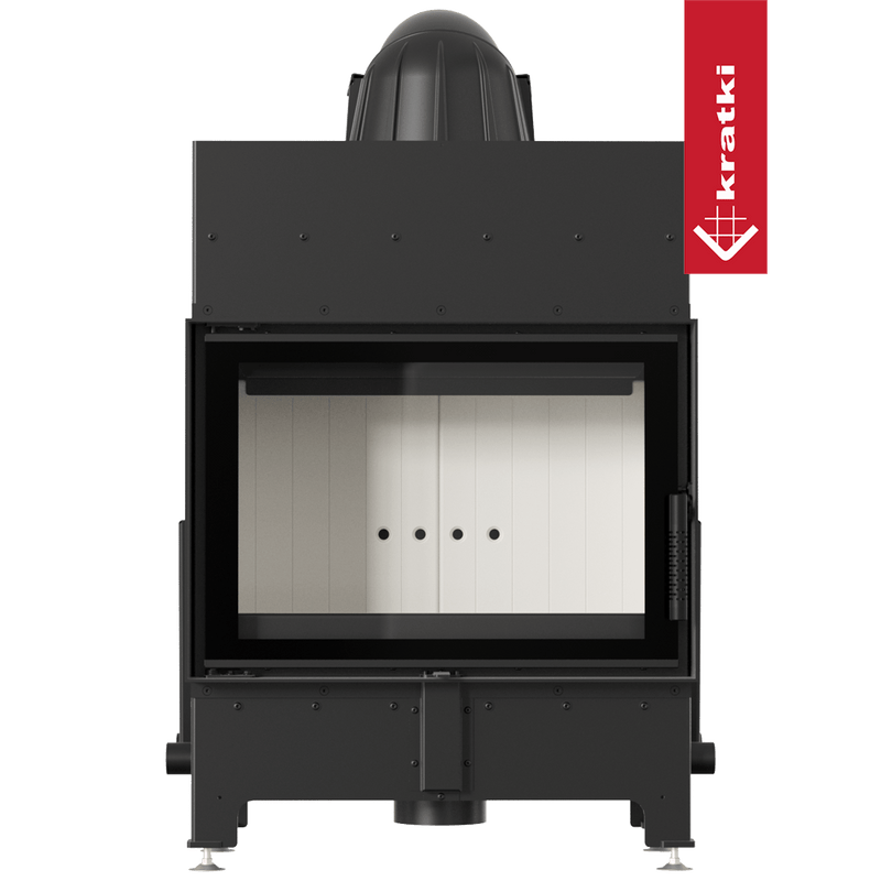 Kamineinsatz aus Stahl KRATKI FLOKI S 8 kW Ø 160