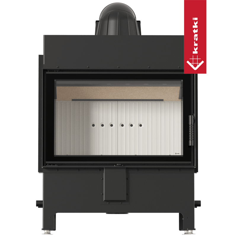 Kamineinsatz aus Stahl KRATKI LUCY 14 kW Ø 200