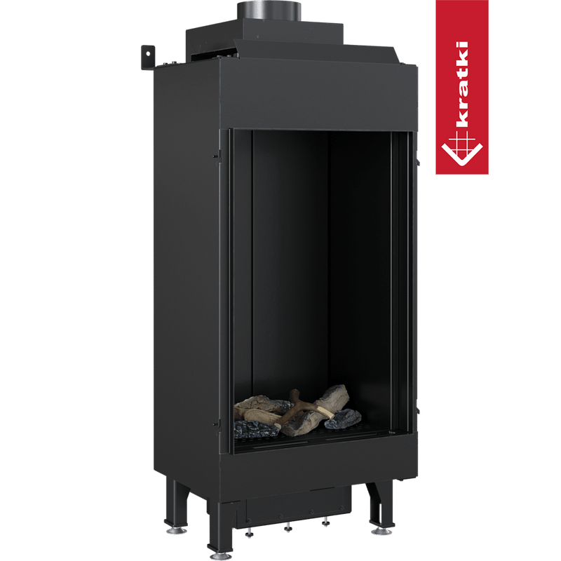 Gaskamin KRATKI LEO 68 Vorderseite Propan Butan Ø 100/150 4,1 kW