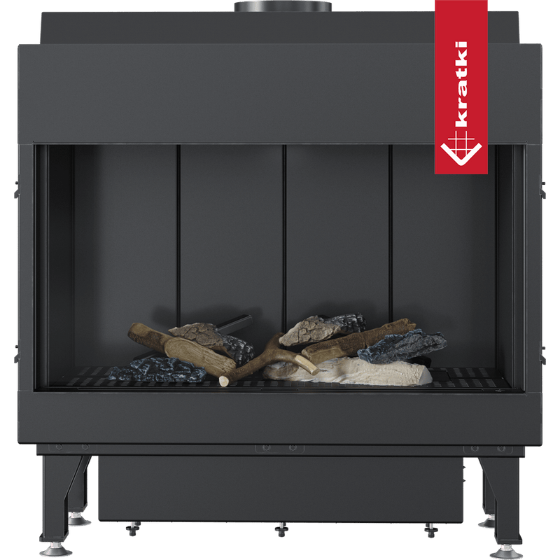 Gaskamin KRATKI LEO 70 Vorderseite Erdgas Ø 100/150 6,8 kW
