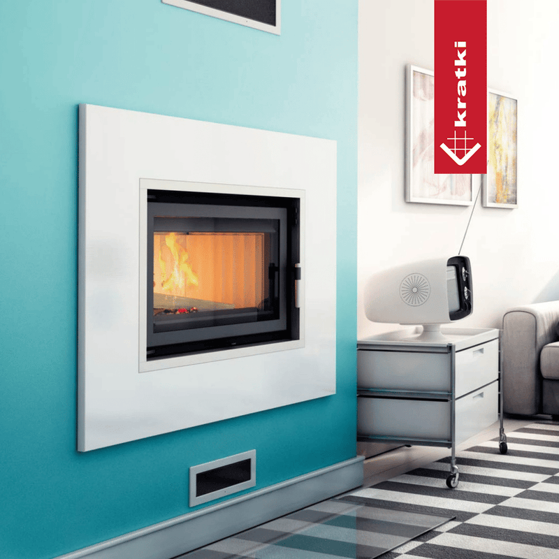 Wasserführender Kamineinsatz KRATKI AQUARIO O 16 kW Ø 200