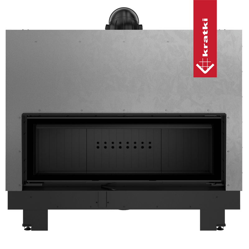 Stahlkamineinsatz MB120 mit Hebesystem