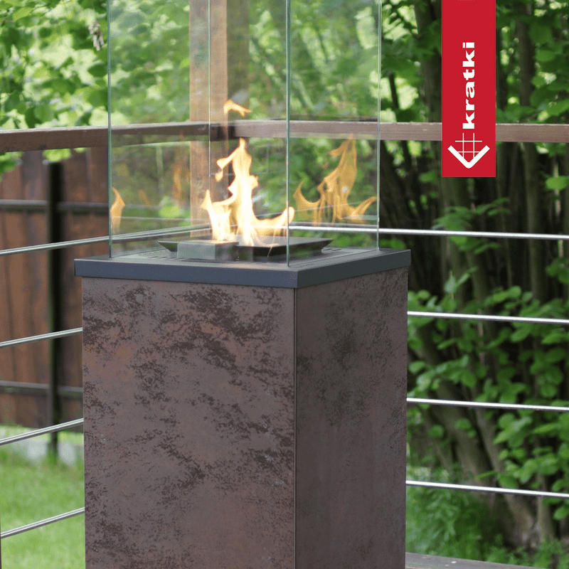 Terrassenheizer Patio Quarzsinter Oxide Moro automatische Steuerung 8,1kW
