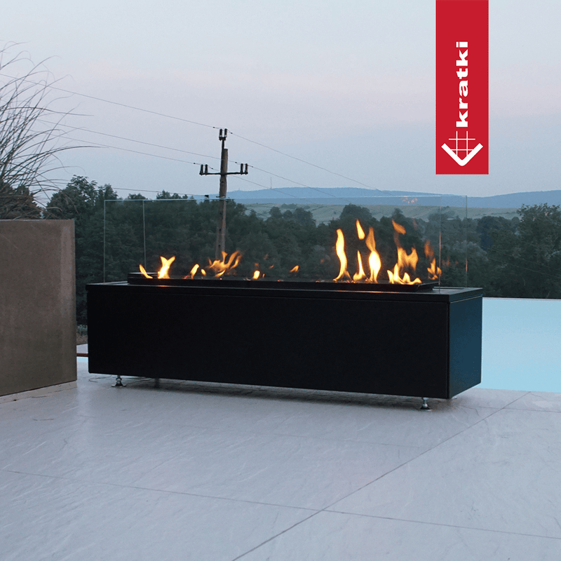 Terrassenheizer Patio Horizontal manuelle Steuerung 17,5kW Propan