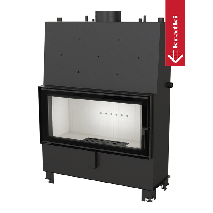 Wasserführender Kamineinsatz KRATKI LUCY 20 kW Ø 200 mit Türfeder