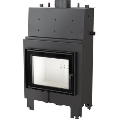 Wasserführender Kamineinsatz KRATKI MBM 12 kW Ø 180 mit Türfeder