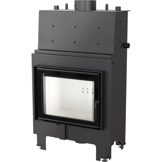 Wasserführender Kamineinsatz KRATKI MBM 12 kW Ø 180 mit Türfeder