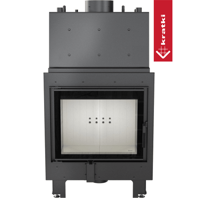 Wasserführender Kamineinsatz KRATKI MBZ 13 kW Ø 200 mit Türfeder