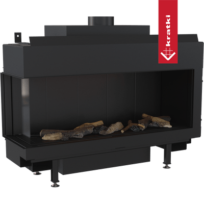 Gaskamin KRATKI LEO 100 links Propan Butan Ø 100/150 9,5 kW