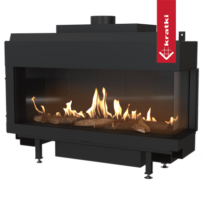 Gaskamin KRATKI LEO 100 rechts Propan Butan Ø 100/150 9,5 kW