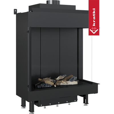 Gaskamin KRATKI LEO 76 / 62 rechts Propan Butan Ø 100/150 5,6 kW