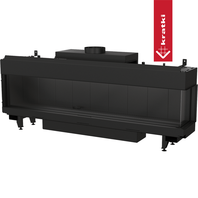 Gaskamin KRATKI LEO 200 rechts Propan Butan Ø 130/200 14 kW