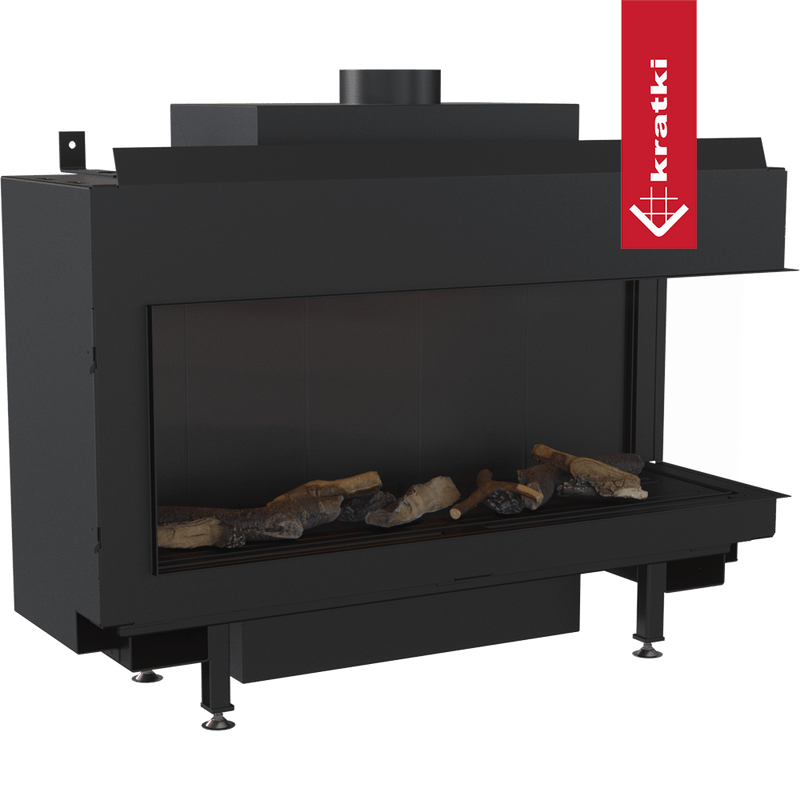 Gaskamin KRATKI LEO 100 rechts Propan Ø 100/150 8,2 kW