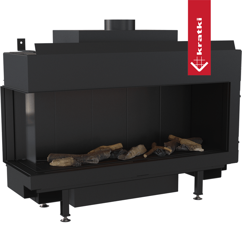 Gaskamin KRATKI LEO 100 links Propan Butan Ø 100/150 9,5 kW