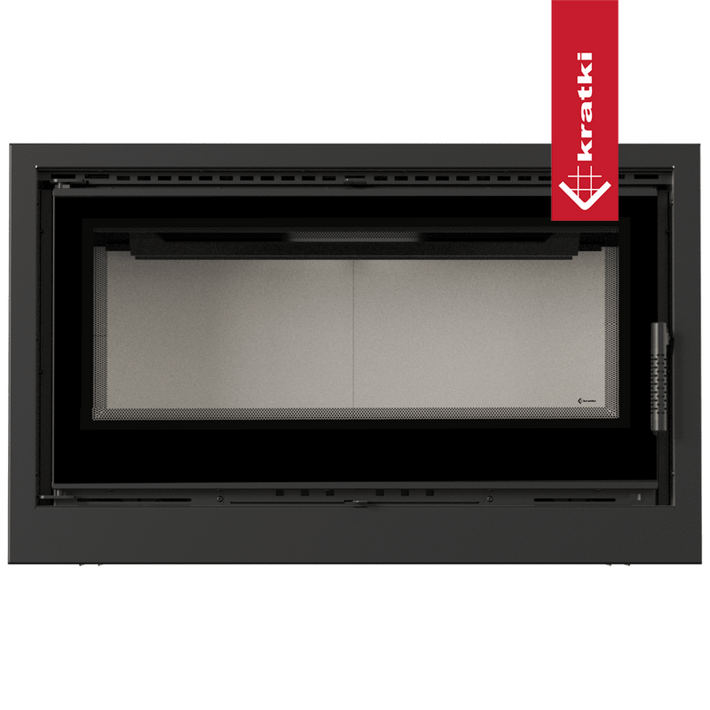 Kamin-Kassette KRATKI ARKE 95 14 kW Ø 200 mit Türfeder
