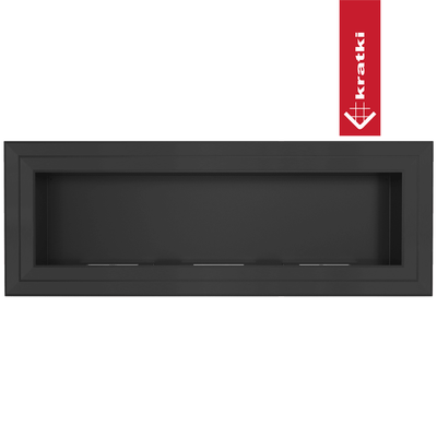 Wandkamin Bioethanol JULIET 1800 TÜV schwarz