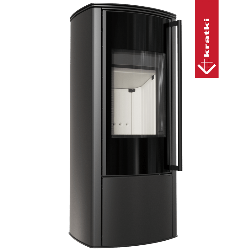 Freistehender Stahlofen KRATKI AB ENYO R 5,5 kW Ø 100/150
