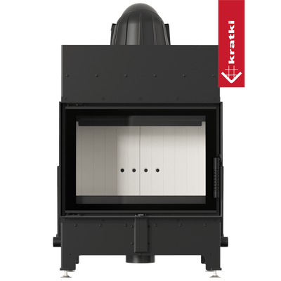 Kamineinsatz aus Stahl KRATKI FLOKI S 8 kW Ø 160