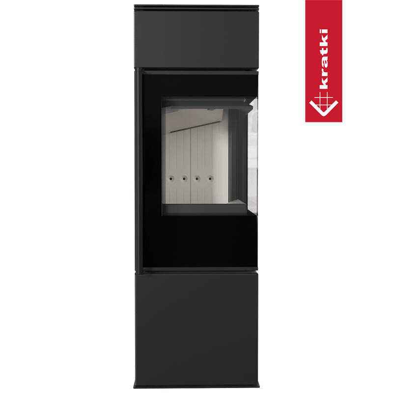 Kaminofen aus Stahl KRATKI REN/S rechts Ø 150 7 kW