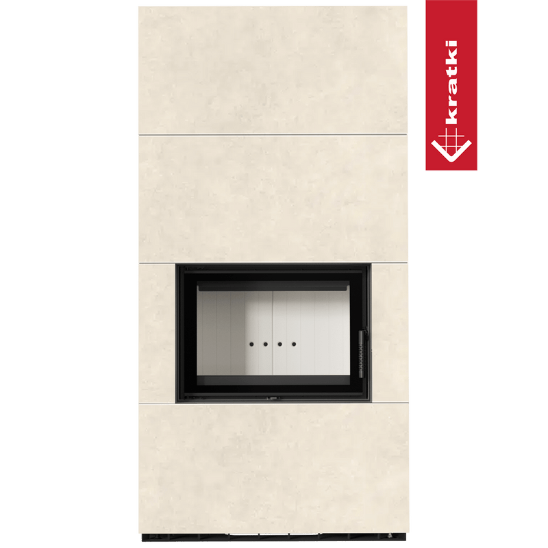 Kaminbausatz KRATKI FLOKI BOX 8 kW Ø 160 Quarzsinter FOKOS TALCO
