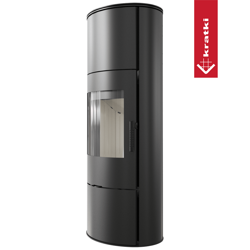 Kaminofen aus Stahl KRATKI ROLLO Hoch Ø 150 7 kW