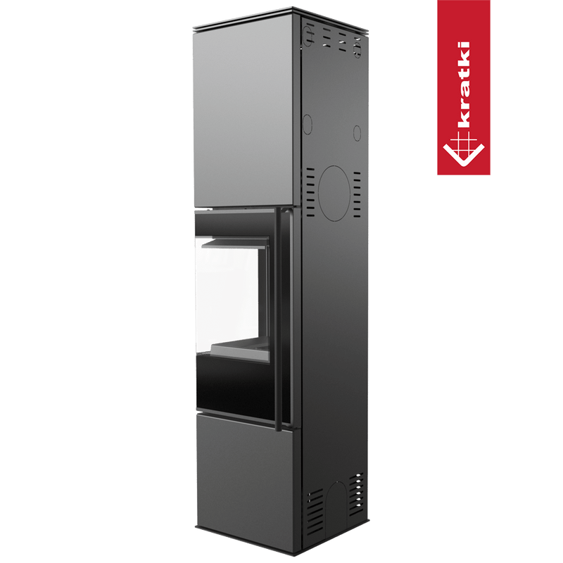 Kaminofen aus Stahl KRATKI REN/L links Ø 150 7 kW