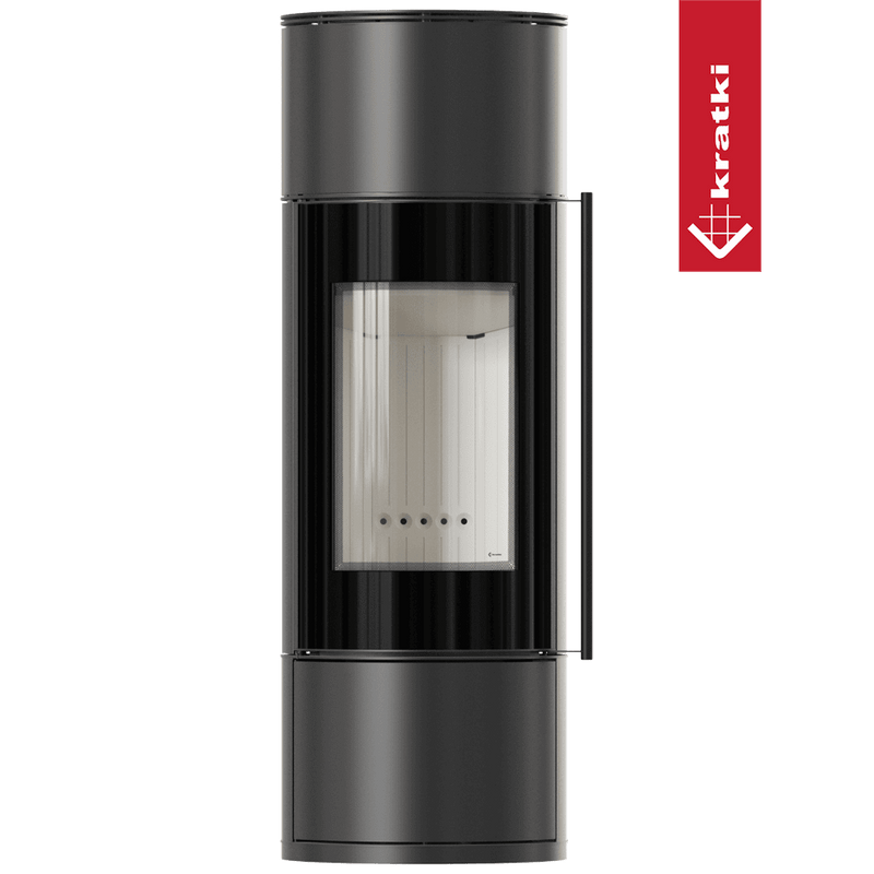 Kaminofen aus Stahl KRATKI AMBLER Ø 150 7 kW