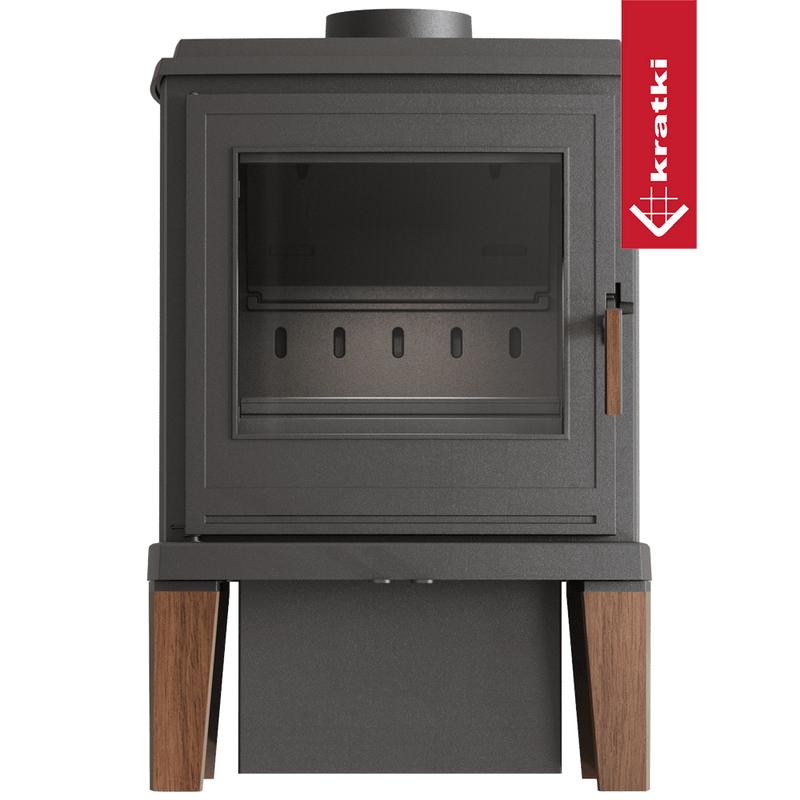 Kaminofen KRATKI KOZA K11 mit Holzbeinen