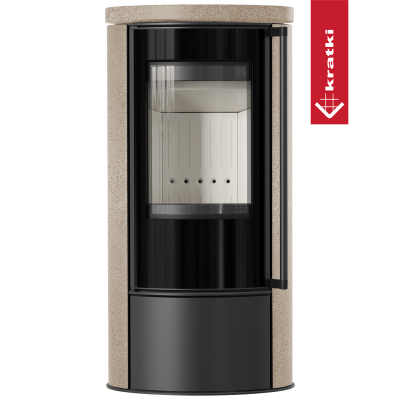 KRATKI ERIK Ø150 5,5 kW Keramikofen GOLD SATIN Deckel mit Softclose