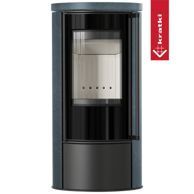 KRATKI ERIK Ø150 5,5 kW Keramikofen SERPENTINO mit Keramikabdeckung