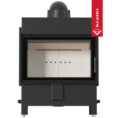 Kamineinsatz aus Stahl KRATKI LUCY 14 kW Ø 200