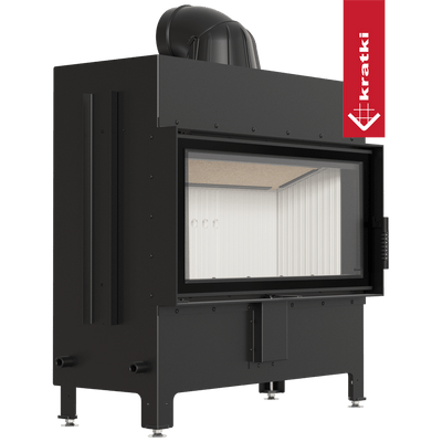 Kamineinsatz aus Stahl KRATKI LUCY 16 kW Ø 200