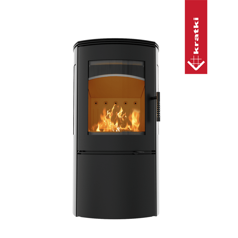 Kaminofen aus stahl KRATKI FALCON VIEW Ø 150 10 kW