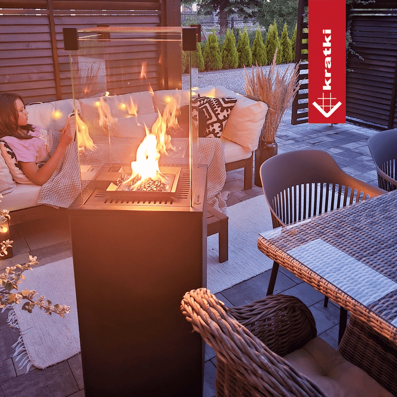 Terrassenheizer Patio Mini Stahl manuelle Steuerung 8,2kW