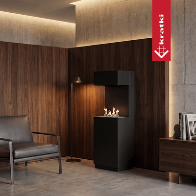 Freistehender Bio-Kamin SIERRA MINI schwarz