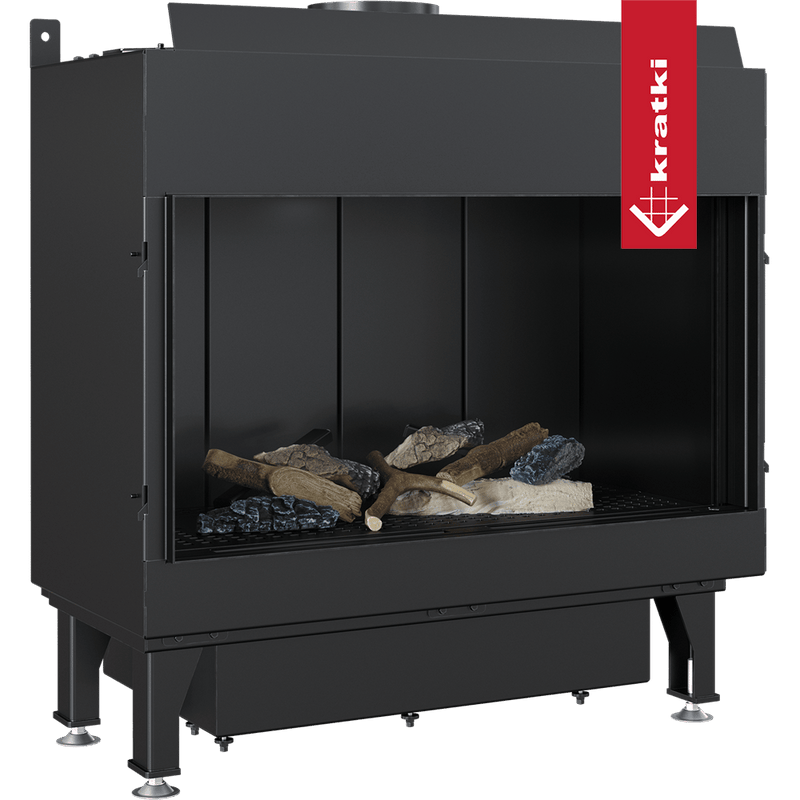 Gaskamin KRATKI LEO 70 Vorderseite Propan Ø 100/150 4,8 kW