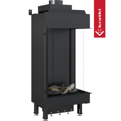 Gaskamin KRATKI LEO 45 / 68 rechts Propan Butan Ø 100/150 4,1 kW