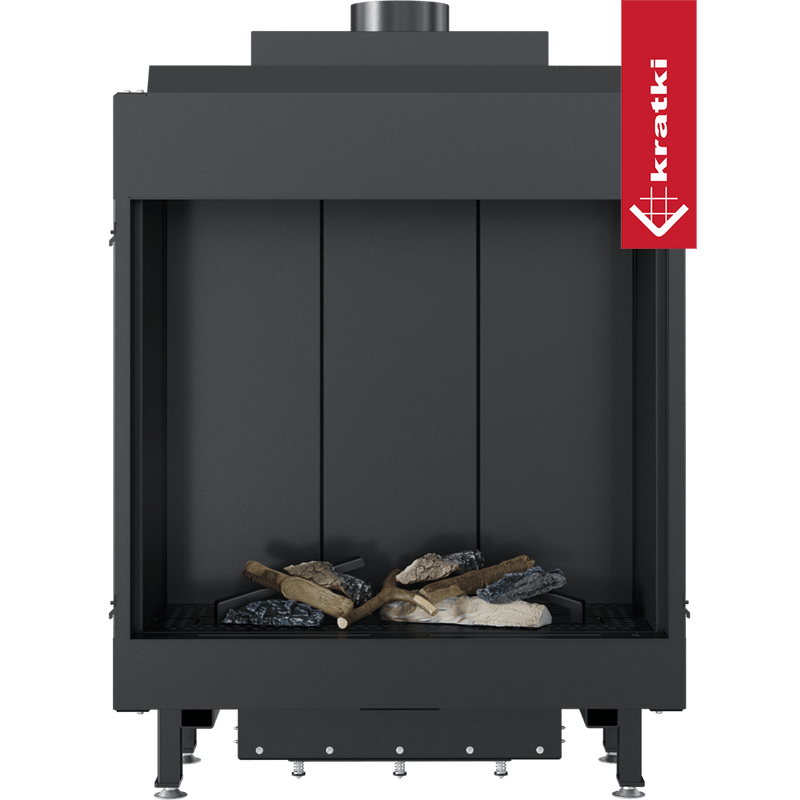 Gaskamin KRATKI LEO 62 Vorderseite Erdgas Ø 100/150 8 kW
