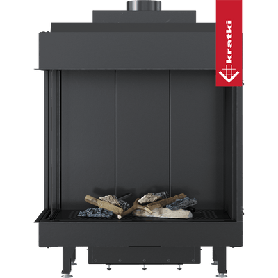 Gaskamin KRATKI LEO 76 / 62 links Erdgas Ø 100/150 8 kW