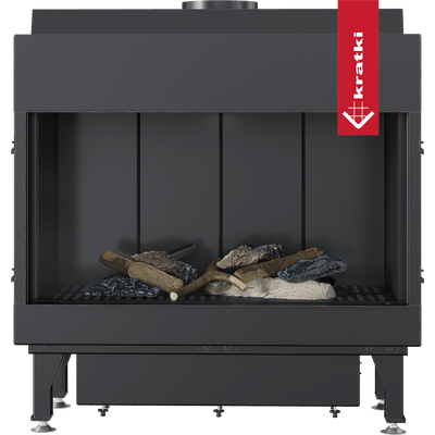 Gaskamin KRATKI LEO 70 Vorderseite Erdgas Ø 100/150 6,8 kW