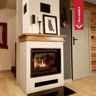 Kamineinsatz Gusseisen KRATKI ZUZIA ECO 12 kW Ø 180