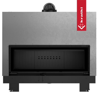 Stahlkamineinsatz MB120 mit Hebesystem