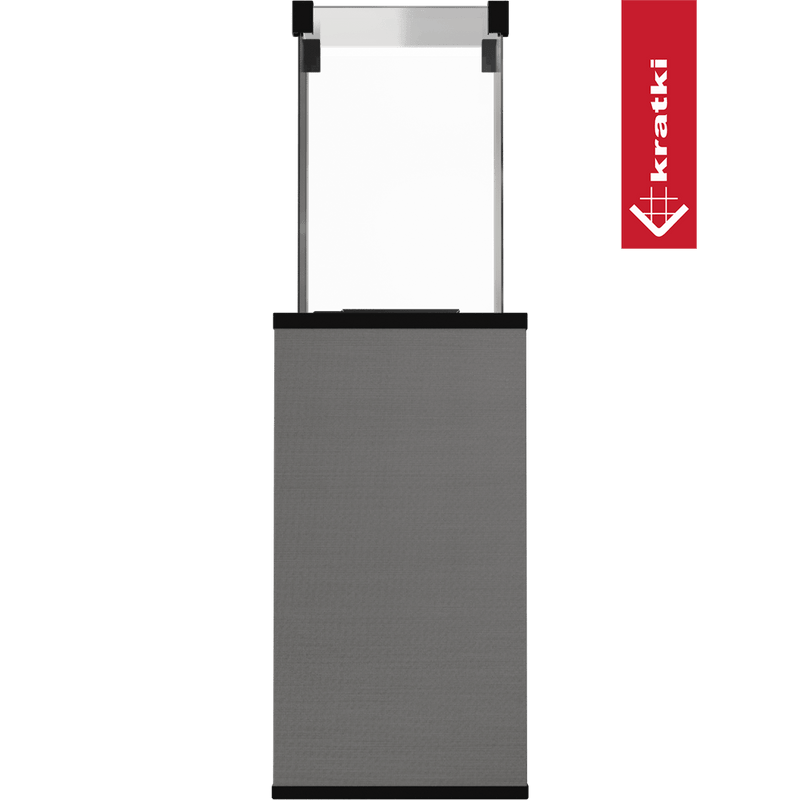 Terrassenheizer Patio Mini Quarzsinter Filo Argento automatische Steuerung 8,2kW