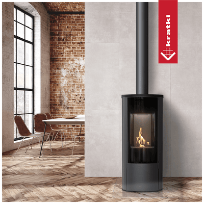 Kaminofen auf Propan-butan KRATKI AB ENYO Ø 100/150 4 kW