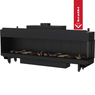 Gaskamin KRATKI LEO 200 rechts Erdgas Ø 130/200 15 kW