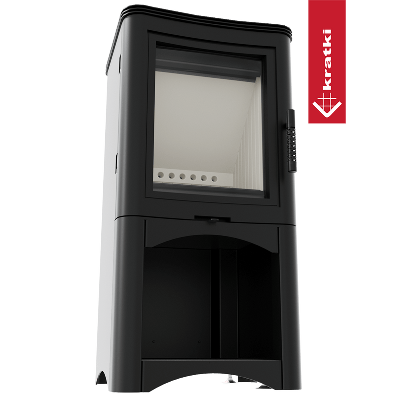 Kaminofen aus Stahl KRATKI K5 Ø 150 7 kW